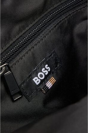 Чоловіча сумка через плече BOSS Catch 3.0 з контрастним логотипом та ременем з фірмовими смужками