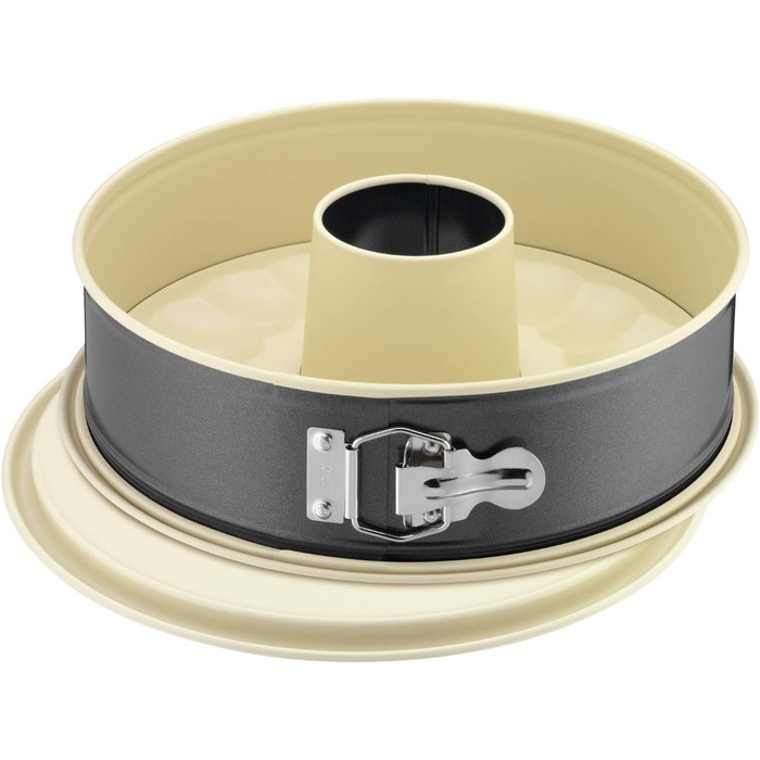 Форма для випічки Kaiser Inspiration Plus, 28 см, 2 дна, з плоскою та різьбленою поверхнею, антипригарне покриття, випічка торти