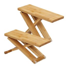Relaxdays 2-Piece Folding Toilet Stool