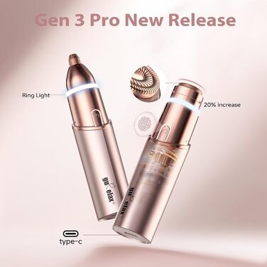 Електричний жіночий тример 5-в-1 для тіла та обличчя, бездротовий, для вологого та сухого гоління, білий. В комплекті: 2 змінні насадки.