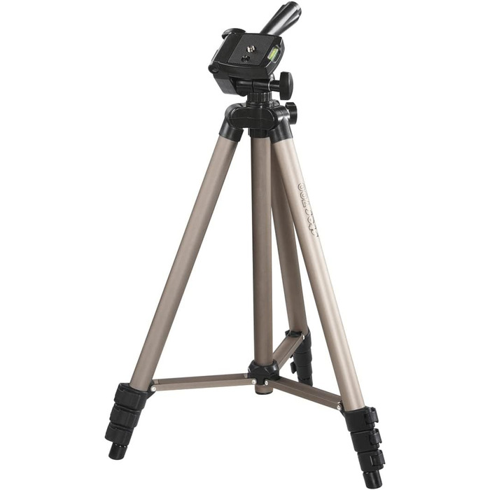 Легкий штатив-тринога Hama Star 05 106-3D з 3-позиційною головкою, розкладна висота 42-125 см, колір шампань