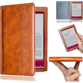 Чохол для Sony PRS-T2/PRS-T1 (6 дюймів), захисний чохол для eReader, PU-шкіра, колір коричневий