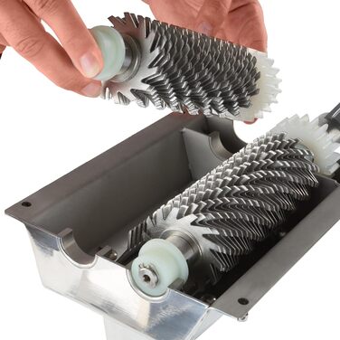 Stainless Steel Steaker for Meat Manual | Silver | Meat Tenderizer | with 54 Stainless Steel Blades | Large Opening 13 x 3 cm | Schnitzel Press Meat Pounder Meat Piercer