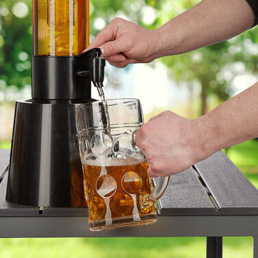 Relaxdays 3 l Beer Column with Tap
