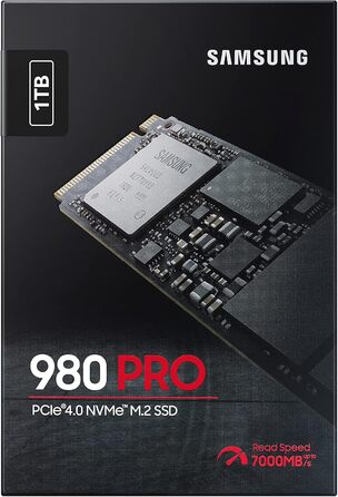 SSD Samsung 980 PRO 1TB NVMe M.2 PCIe 4.0 - Внутрішній SSD для геймінгу та редагування відео