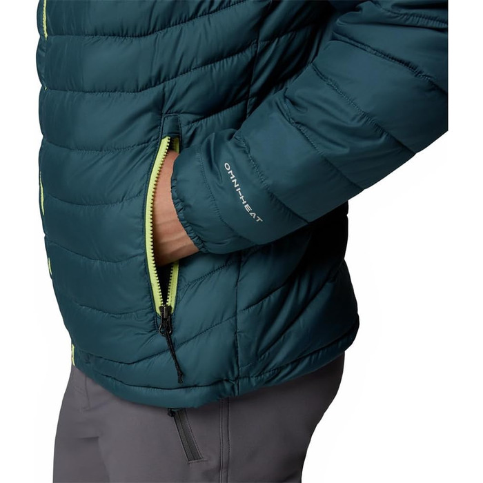 Чоловіча безрукавна куртка Columbia Powder Lite™ II Vet Daunenjacke, колір Tone Green, розмір M, Everblue, Hai