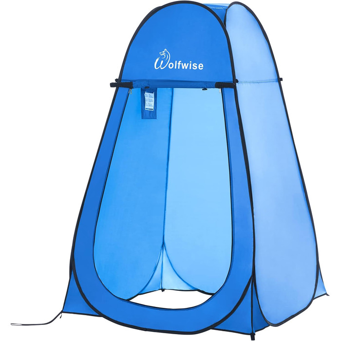 Portable Pop-Up Shower Toilet Privacy Tent - Outdoor Camping Toilet & Shower Cabin - Hiking, Beach, and Travel