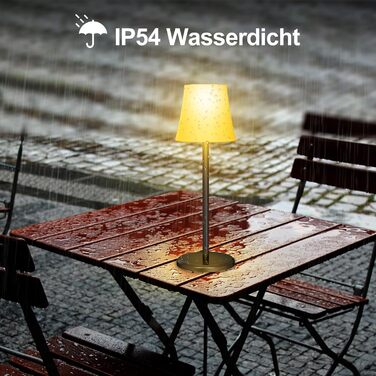 Бездротова LED лампа Suright для столу з регулюванням яскравості, 3 кольори + RGB, сенсорне керування, водонепроникність IP54, для ресторану, спальні, вечірки, кемпінгу, кав'ярні