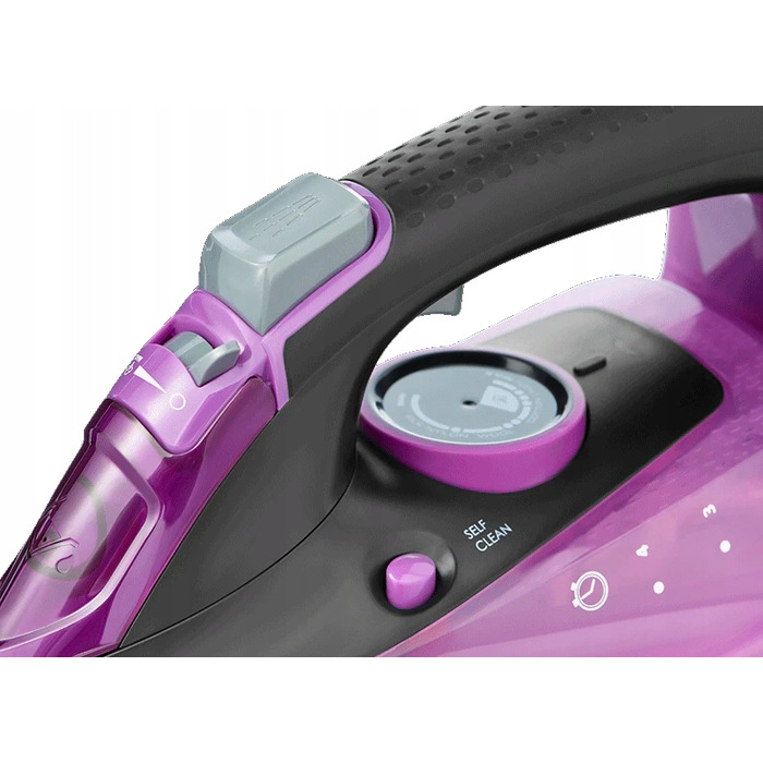 Парова праска Morphy Richards Turbosteam 2800 Вт, фіолетова