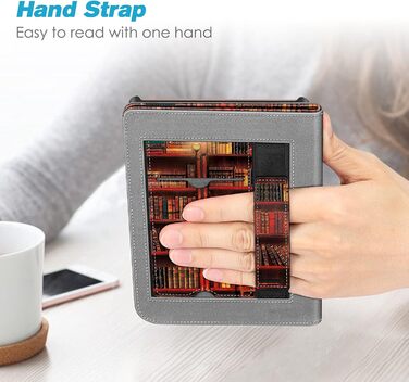 Чохол Fintie для Pocketbook Touch HD 3 / Touch Lux 5/4 / Basic Lux 4/3/2 та Pocketbook Color: з підставкою, кишенями, петлею та авто-ввімкненням/вимиканням