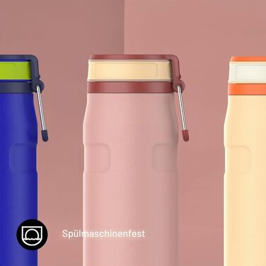 Термопляшка Stanley IceFlow Bottle Twist Flip 0.47L з кришкою-клапаном, герметична, Peach Rose