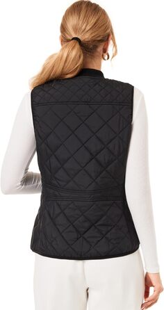 Жіноча степкова жилетка Fuinloth з рифленим коміром, чорна