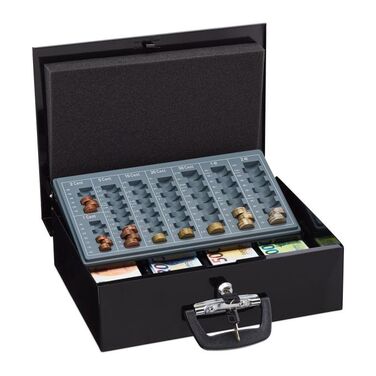 Cash Box з дошкою для підрахунку євромонет