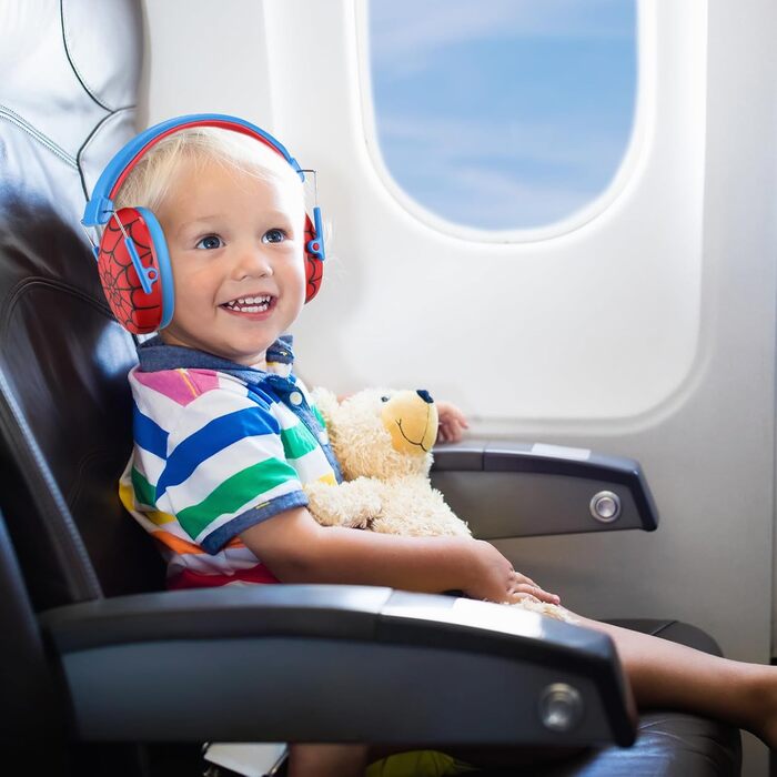 Навушники для захисту від шуму ProCase для дітей, червоно-сині