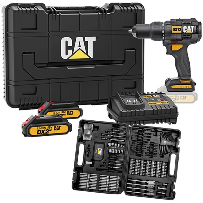 Акумуляторний шуруповерт Caterpillar 18 В DX12 + DA01903