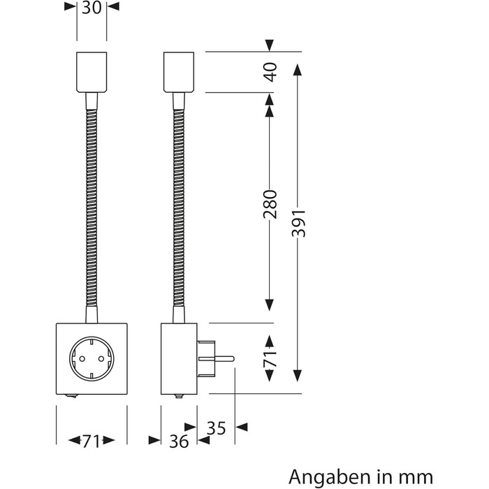 Світлодіодна настільна лампа-прищіпка LESCH з гнучким кронштейном, хром/білий, GU10 10W (1 шт)