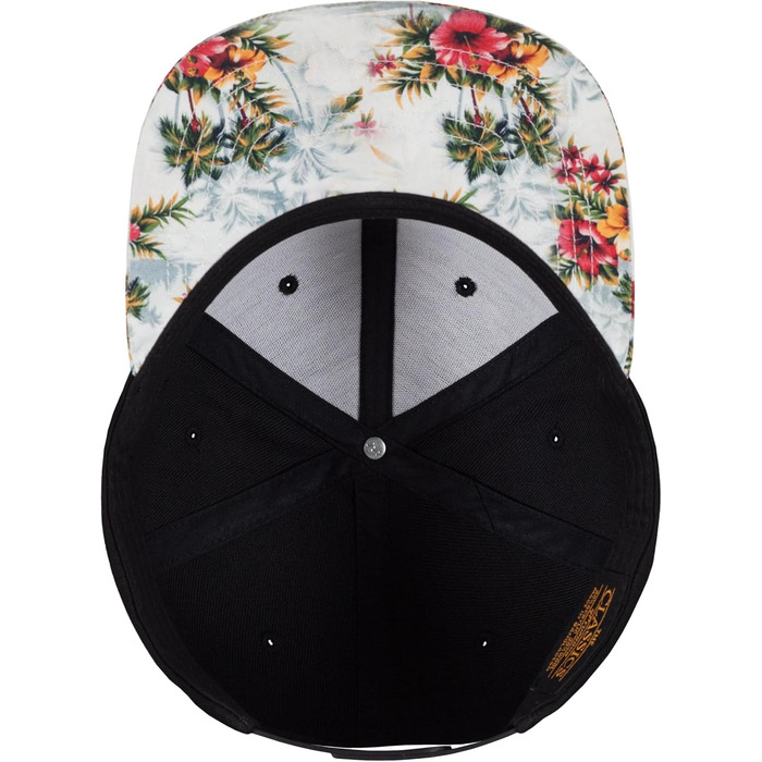 Кепка бейсболка Flexfit Floral Snapback унісекс, для жінок та чоловіків, 2 кольори, універсальний розмір (м'ятний)