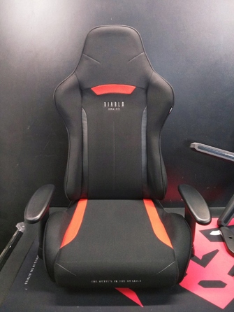 Ігрове крісло Diablo Chairs X-Starter, тканина, чорний