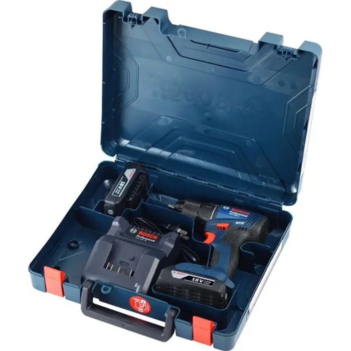 Дриль-шурупокрут Bosch GSR 185-Li, 2 x 2,0 Аг, у кейсі