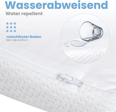 Dailydream viscoelastic mattress topper “Model Kids M” with memory foam effect, 140x70x5cm, “Standard” edition
