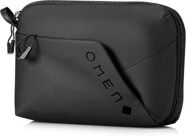 OMEN Transceiver Pouch Accessory Bag (water-resistant, Electronics Organizer, Cable Bag, Case, Accessories, Protective Cover, Front Pocket) Black, One Size