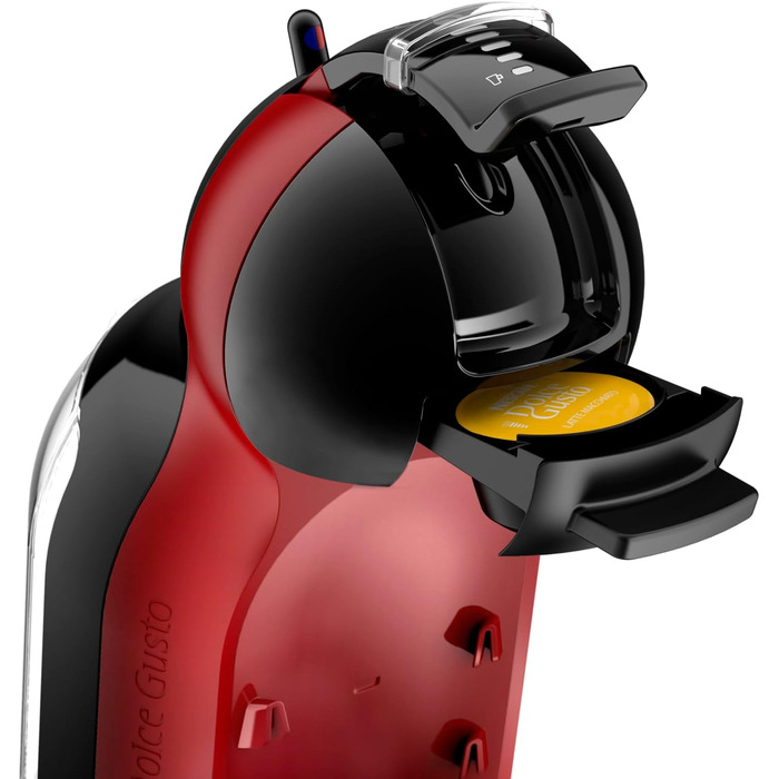 Кавомашина NESCAFÉ Dolce Gusto Mini Me від Krups: компактна, автоматична, 15 bar, чорний/вишневий