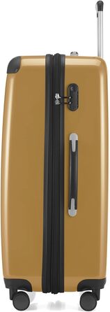 Чемодан ALEX Hartschalen - валіза-тележка, валіза для подорожей, 74 л (Колір осіннього золота, 75 см)