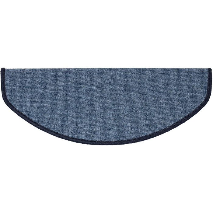 Casa Pura London Stair Treads - Non-Slip Indoor Stair Carpet Set (15-Piece) - Light Blue