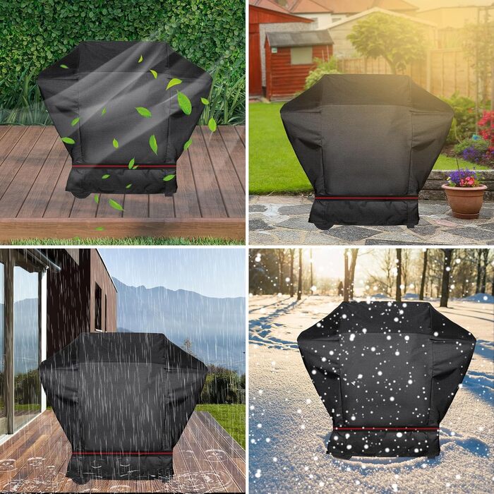 Захисний чохол для гриля Enders Chicago 3/Next 3+4, Cubiq Pro 3R, UV-захист 600D, водонепроникний, для газових грилів