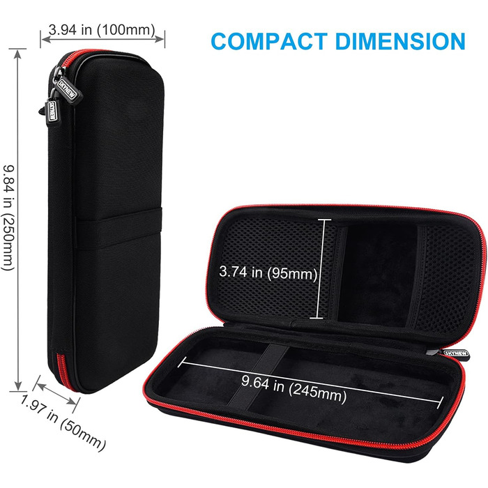 Чохол-сумка для повербанку Eva Hart: Anker PowerCore 26800/20100/20000mAh, EasyAcc 20000mAh, Charmast 26800mAh, SKYNEW. Захисний кейс, кабель USB, навушники (25x10x5 см)