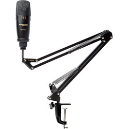 Мarantz Professional MPM-1000U - USB Конденсаторний мікрофон з великою мембраною та нирковою характеристикою для подкастів, студії, геймінгу. Комплект Pod Pack 1