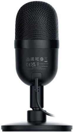Мікрофон Razer Seiren Mini RZ19-03450100-R3M1 чорний - компактний конденсаторний мікрофон для стрімінгу та подкастів