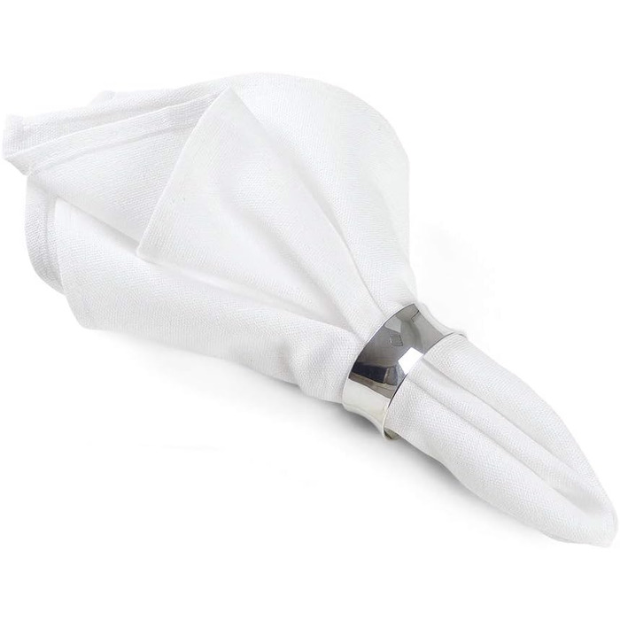 Texpot Napkins, twelve pieces, white, 40 x 40 cm, cotton