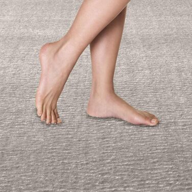 Килимок для ванної Taracarpet Fiona, 50x80 см, антиковзаючі, легко миється, бежевий (прямокутний)
