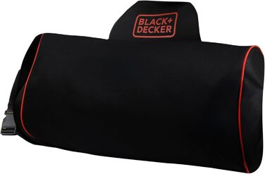 BLACK+DECKER 3-в-1 акумуляторний садовий пилосос-видувка 3000 Вт з подрібнювачем, рюкзаком-мішком 72 л, регульованою потужністю, для терас і доріжок (BEBLV300)