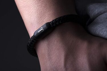 Браслет на руку Fischer Fritze для плавання та віндсерфінгу, чорний, ручної роботи, водонепроникний, 24 см