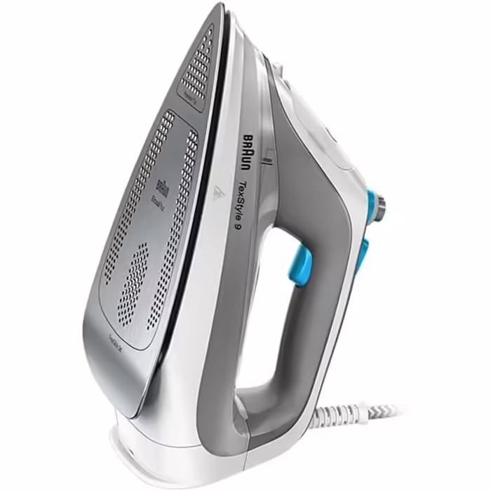Braun TexStyle 9 Steam Iron SI 9270WH - Iron with Freeglide 3D sole, vertical steam, 3100 watts, white