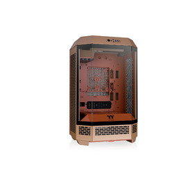 Thermaltake The Tower 300 Bumblebee: Корпус ПК Micro Tower (Micro-ATX/mini-ITX) з вертикальним дизайном, 3x Tempered Glass, 2x140mm PWM вентилятори, підтримка радіатора до 420mm