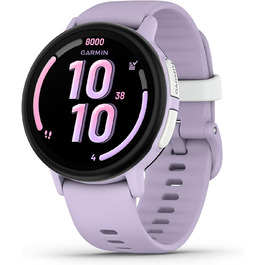 Дитячий розумний годинник Garmin Bounce 2 LTE (43 мм) - турквіс (Light Purple), AMOLED, 1,2', GPS, телефонні дзвінки, моніторинг активності