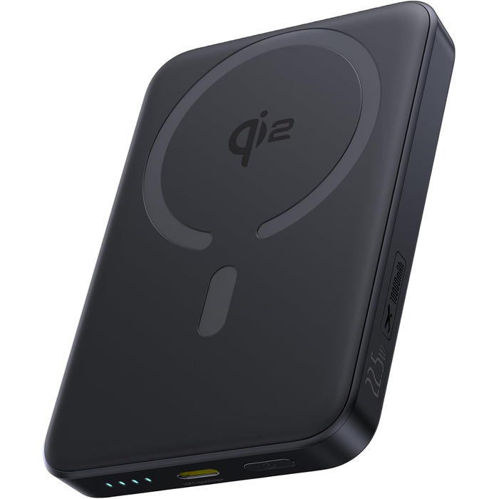 Power Bank Baseus EnerFill MagSafe 10000mAh з PD 22.5W та бездротовою зарядкою 15W (Qi2), чорний