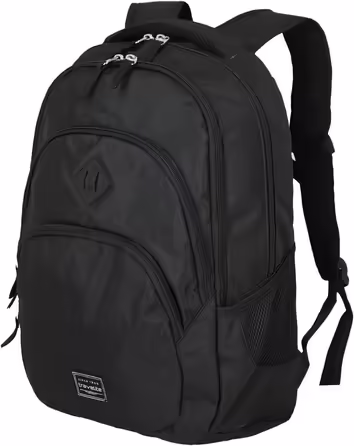 Рюкзак для ручної поклажі Travelite BASICS 22 л, 15,6'' для ноутбука, чорний, міський деньпак з багатьма відділеннями, 45 см