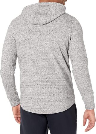 Чоловіча худі Under Armour Rival Terry LC Hoody, розмір XL, колір Onyx White / Team Orange