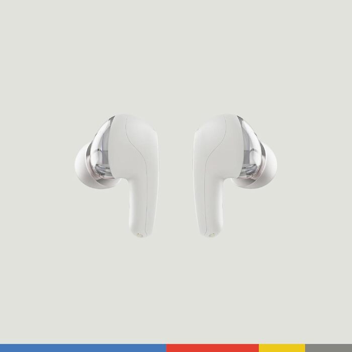 Навушники Skullcandy In-Ear Wireless з активним шумозаглушенням, 27 годин роботи від акумулятора, мікрофоном, сумісні з iPhone, Android та Bluetooth-пристроями (Білий, Rail)