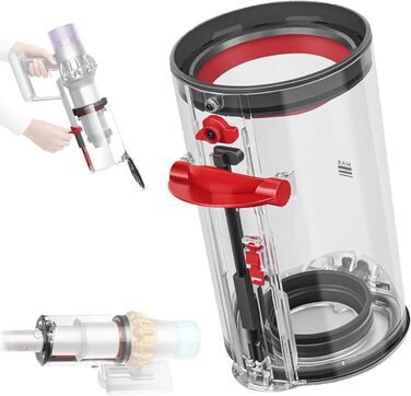 Електрична насадка для миття підлоги Dyson V15, V11, V10, V8, V7 - з баком та 6 змінних серветок