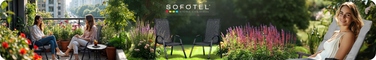 Садове крісло Sofotel, метал, чорне