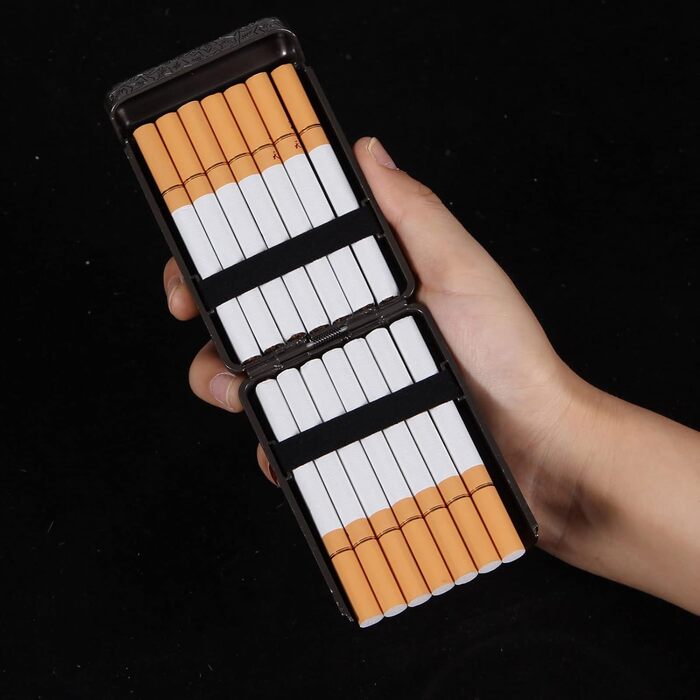 Металеве тютюноприладдя Peaky Blinders для 14 сигарет, чорне. Елегантний дизайн, преміум-якість.