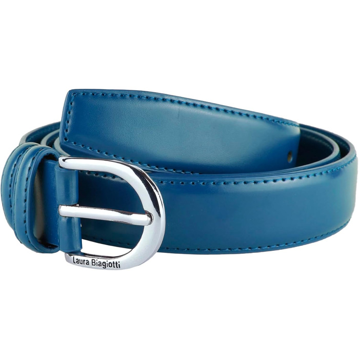 Жіночий шкіряний ремінь Biagiotti Avio 3 см, регульований (115 см) в подарунковій коробці