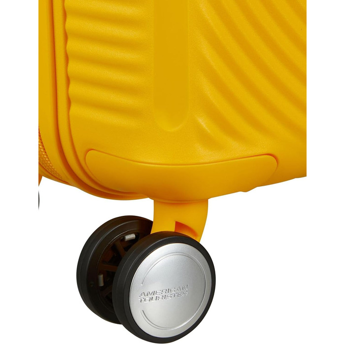 Чемодан American Tourister Hartschalenkoffer 77 см з 4 колесами, TSA-замок, розширюваний, легкий, 97/110 л, чорний (Bass Black)