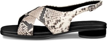 Босоніжки жіночі ECCO Sculpted Alba 25 Slingback, 40-41 EU, темно-глиняний колір, принт під змію