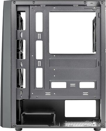 Корпус ПК Aerocool Micro ATX BLADEBK з 3 RGB вентиляторами та сітчастою передньою панеллю (Чорний)